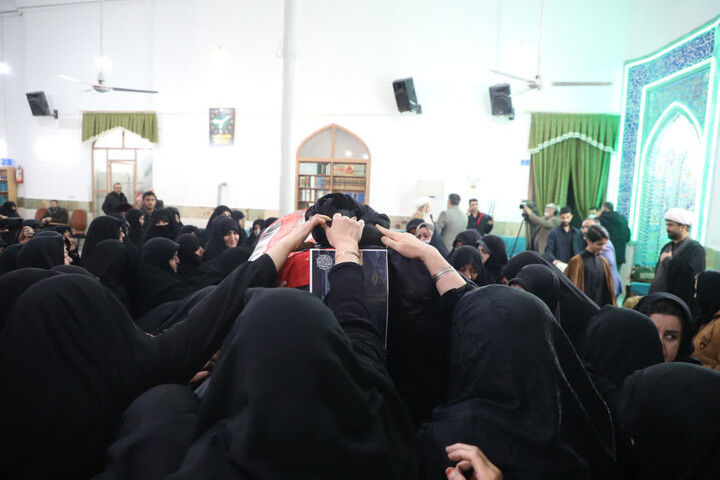 تصاویر/ آیین وداع با آیت الله شاهچراغی در دامغان