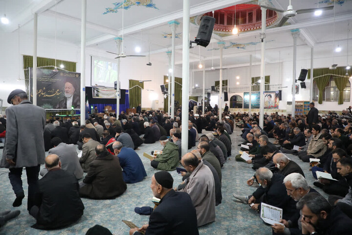 تصاویر/ آیین وداع با آیت الله شاهچراغی در دامغان