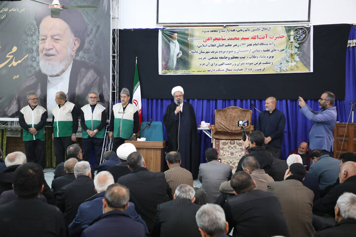 تصاویر/ آیین وداع با آیت الله شاهچراغی در دامغان