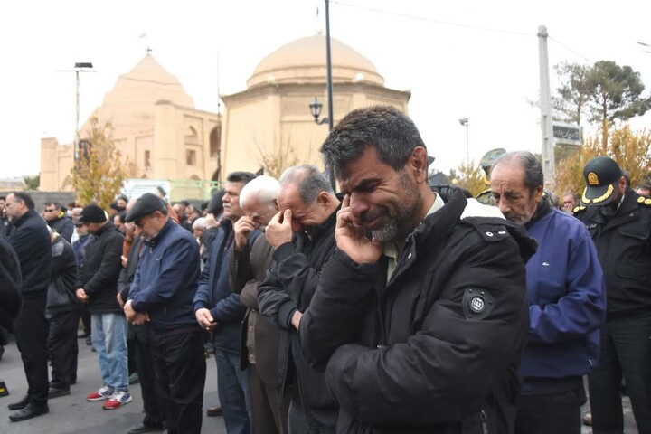 تصاویر/ مراسم تشییع پیکر آیت‌الله سید محمد شاهچراغی در شهرستان دامغان