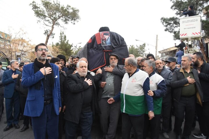 تصاویر/ مراسم تشییع پیکر آیت‌الله سید محمد شاهچراغی در شهرستان دامغان