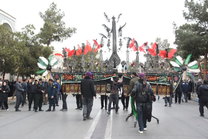 تصاویر/ مراسم تشییع پیکر آیت‌الله سید محمد شاهچراغی در شهرستان دامغان