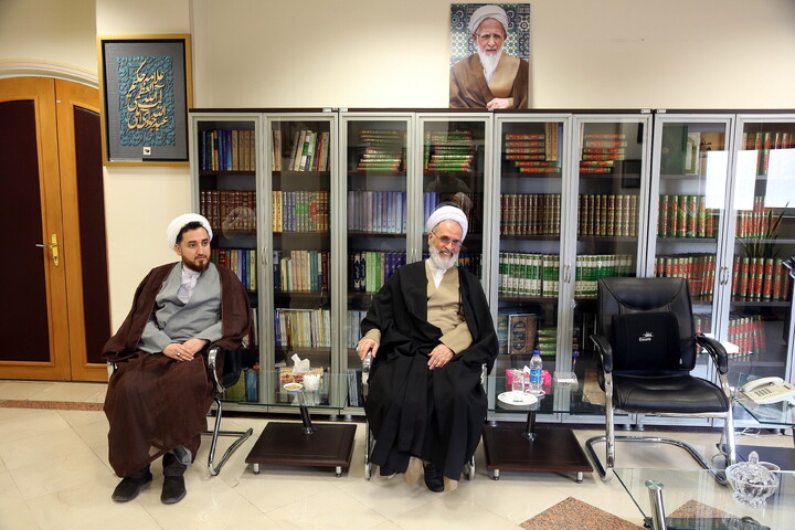 تصاویر/ نشست مدیر حوزه های علمیه با مدیر بنیاد بین المللی علوم وحیانی اسراء