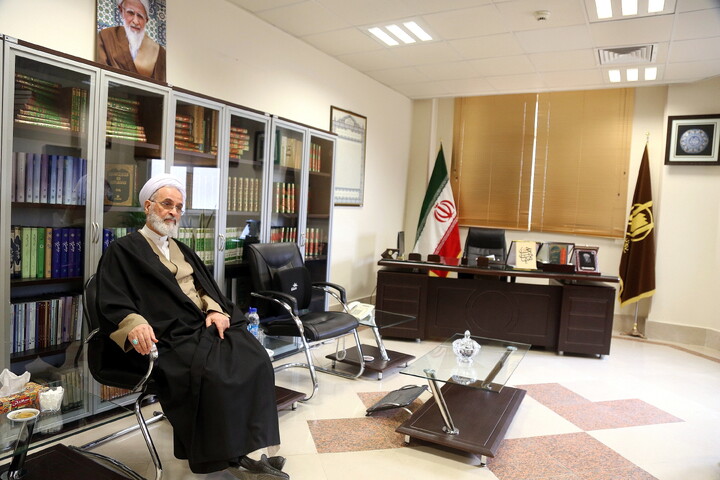 تصاویر/ نشست مدیر حوزه های علمیه با مدیر بنیاد بین المللی علوم وحیانی اسراء