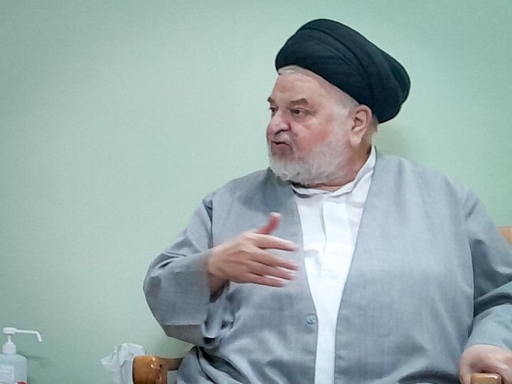 تصاویر / دیدار امام جمعه قزوین  با آیت‌الله سید جواد شهرستانی