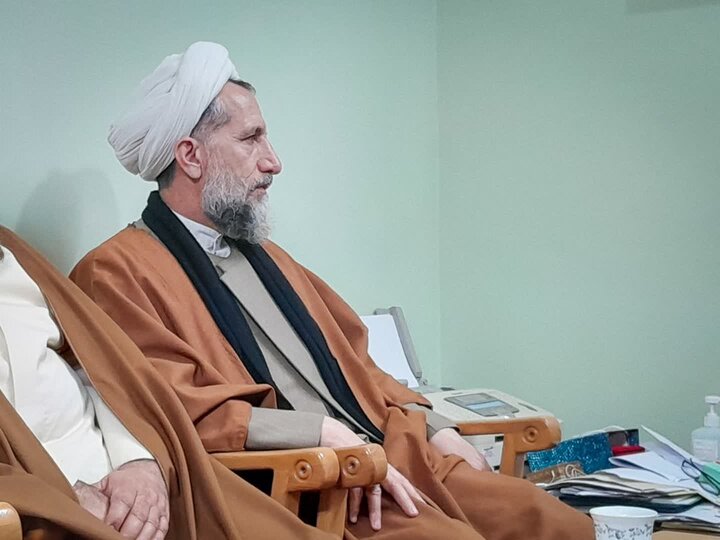 تصاویر / دیدار امام جمعه قزوین  با آیت‌الله سید جواد شهرستانی