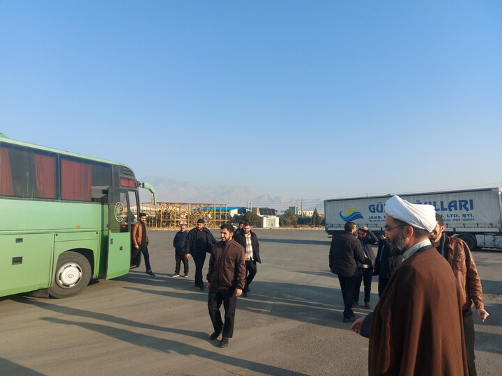 تصاویر / بازدید علمی طلاب مرکز تخصصی علامه امینی(ره) تبریز از منطقه آزاد ارس