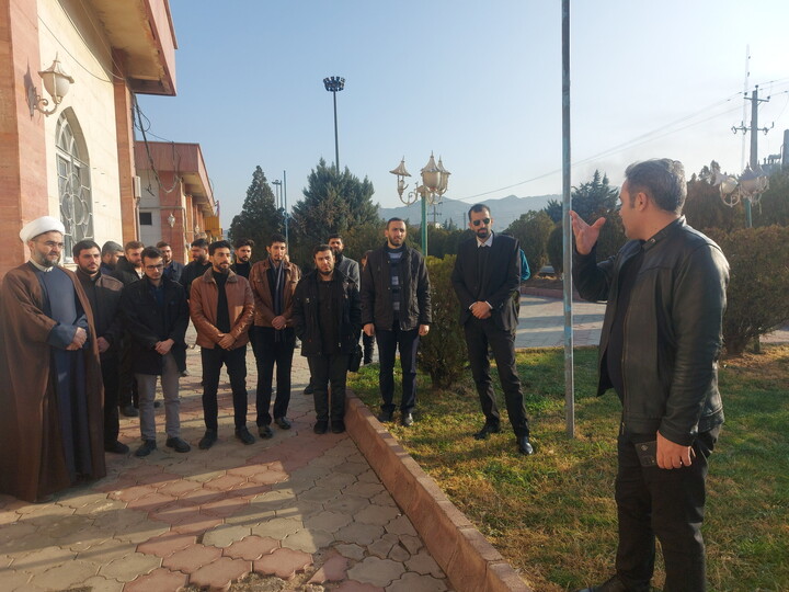 تصاویر / بازدید علمی طلاب مرکز تخصصی علامه امینی(ره) تبریز از منطقه آزاد ارس