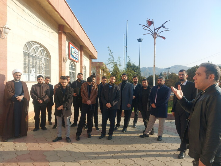 تصاویر / بازدید علمی طلاب مرکز تخصصی علامه امینی(ره) تبریز از منطقه آزاد ارس