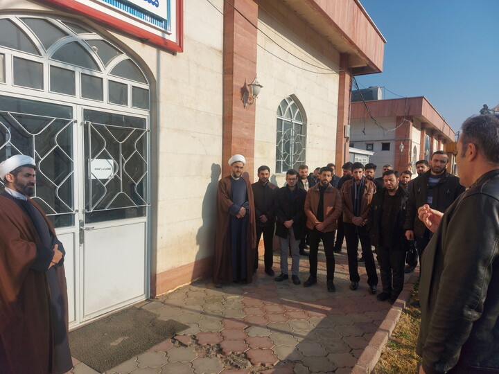 تصاویر / بازدید علمی طلاب مرکز تخصصی علامه امینی(ره) تبریز از منطقه آزاد ارس