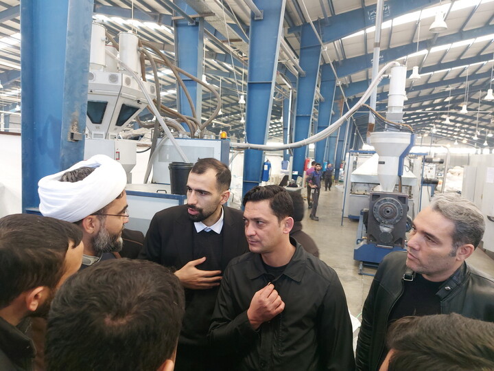 تصاویر / بازدید علمی طلاب مرکز تخصصی علامه امینی(ره) تبریز از منطقه آزاد ارس