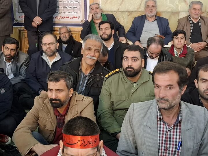 تصاویر/بیست و سومین یادواره شهدای راوندو ۵ شهید گمنام نورالشهدای راوند