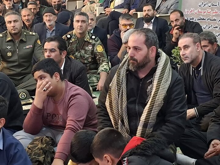 تصاویر/بیست و سومین یادواره شهدای راوندو ۵ شهید گمنام نورالشهدای راوند