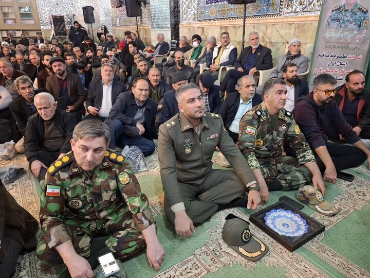 تصاویر/بیست و سومین یادواره شهدای راوندو ۵ شهید گمنام نورالشهدای راوند