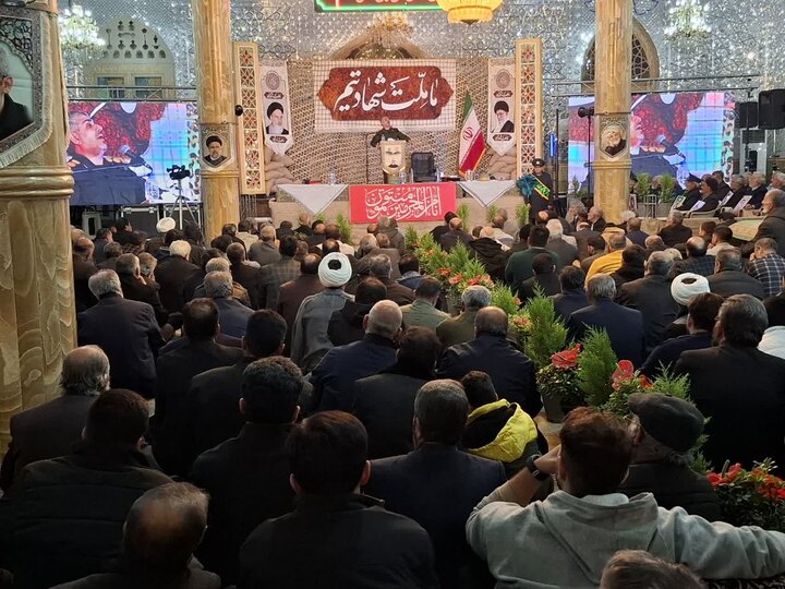 تصاویر/بیست و سومین یادواره شهدای راوندو ۵ شهید گمنام نورالشهدای راوند