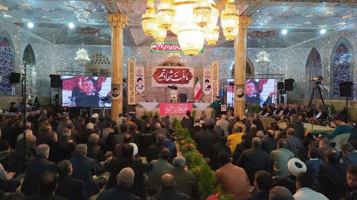 تصاویر/بیست و سومین یادواره شهدای راوندو ۵ شهید گمنام نورالشهدای راوند