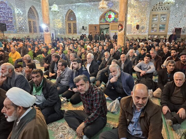 تصاویر/بیست و سومین یادواره شهدای راوندو ۵ شهید گمنام نورالشهدای راوند