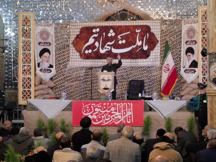 تصاویر/بیست و سومین یادواره شهدای راوندو ۵ شهید گمنام نورالشهدای راوند