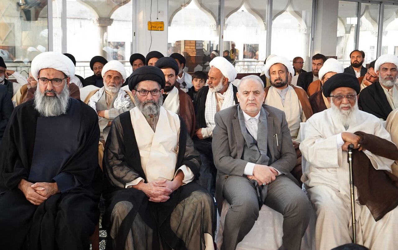 برگزاری دومین سالگرد ارتحال آیت‌الله شیخ محسن علی نجفی (ره) در پاکستان + تصاویر