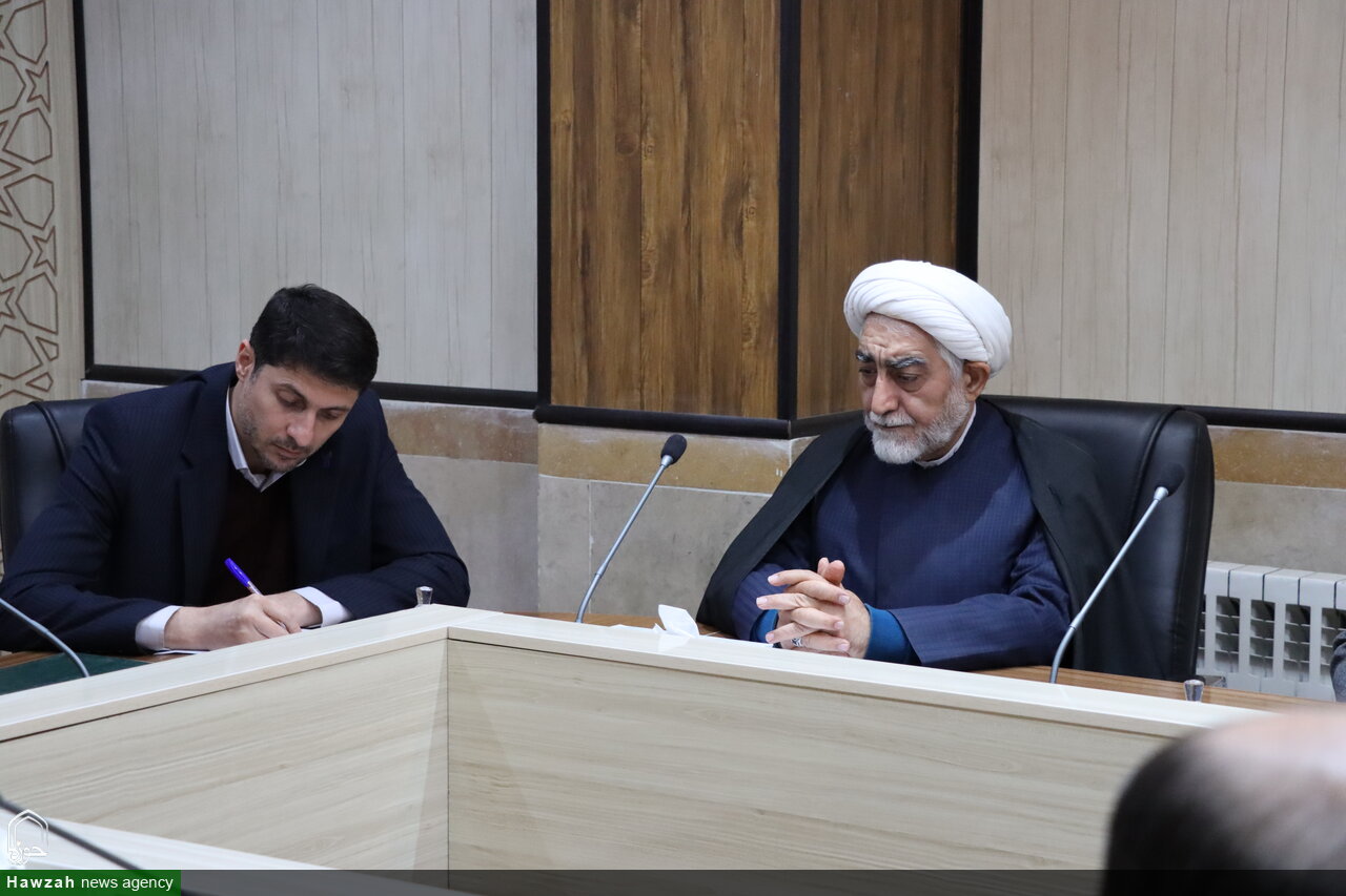 امضای تفاهم نامه همکاری مشترک بین حوزه علمیه و دانشگاه آزاد اسلامی اردبیل + تصاویر