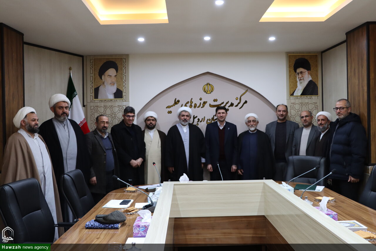 امضای تفاهم نامه همکاری مشترک بین حوزه علمیه و دانشگاه آزاد اسلامی اردبیل + تصاویر