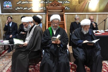 تصاویر/ مراسم یادبود آیت الله سید محمد شاهچراغی در روستای حسن آباد شهرستان دامغان