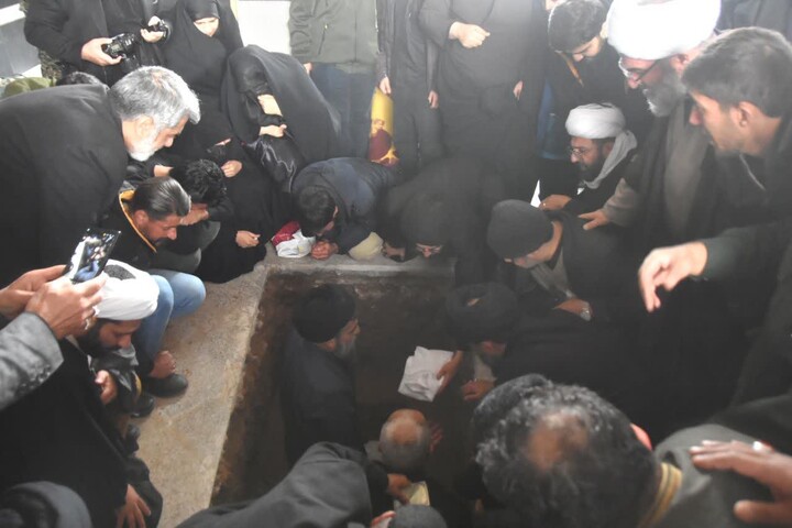 تصاویر/ مراسم تشییع و تدفین پیکر آیت‌الله سید محمد شاهچراغی در روستای حسن‌آباد دامغان