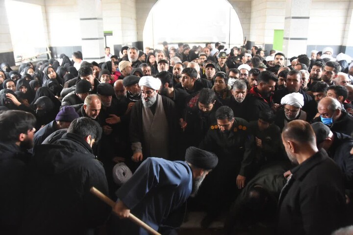 تصاویر/ مراسم تشییع و تدفین پیکر آیت‌الله سید محمد شاهچراغی در روستای حسن‌آباد دامغان