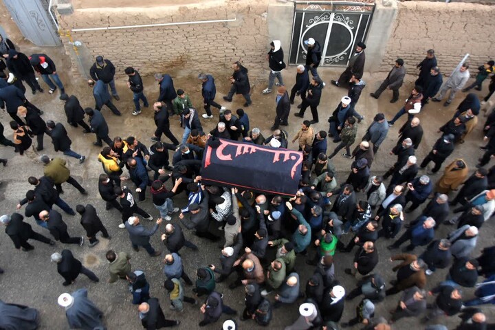 تصاویر/ مراسم تشییع و تدفین پیکر آیت‌الله سید محمد شاهچراغی در روستای حسن‌آباد دامغان