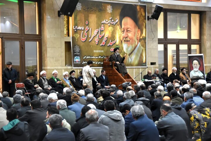 تصاویر/ مراسم یادبود آیت الله سید محمد شاهچراغی در روستای حسن آباد شهرستان دامغان