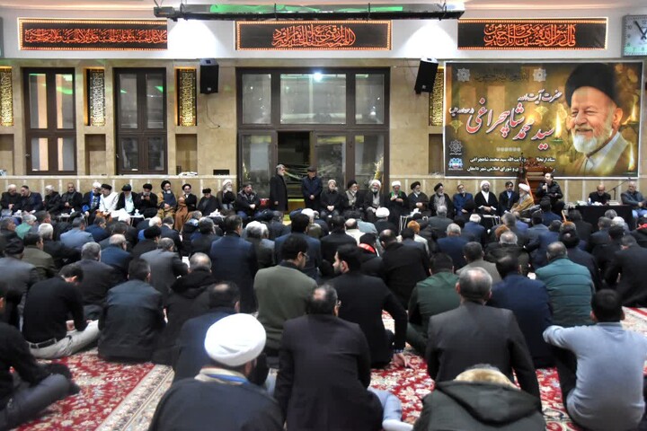 تصاویر/ مراسم یادبود آیت الله سید محمد شاهچراغی در روستای حسن آباد شهرستان دامغان