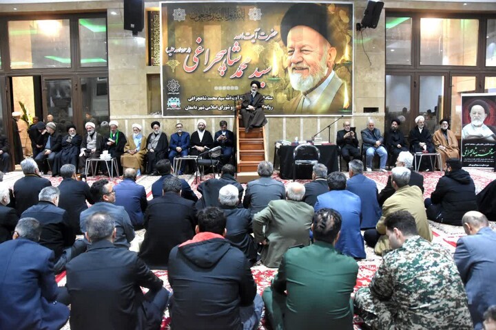 تصاویر/ مراسم یادبود آیت الله سید محمد شاهچراغی در روستای حسن آباد شهرستان دامغان