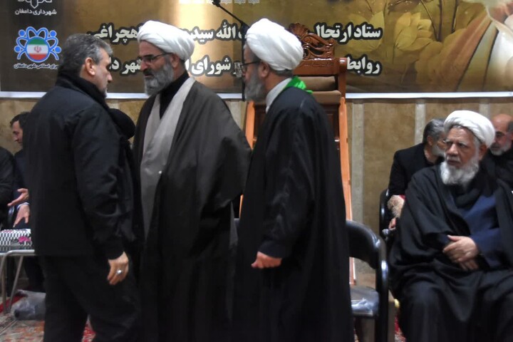 تصاویر/ مراسم یادبود آیت الله سید محمد شاهچراغی در روستای حسن آباد شهرستان دامغان