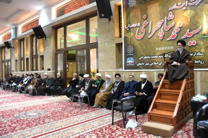 تصاویر/ مراسم یادبود آیت الله سید محمد شاهچراغی در روستای حسن آباد شهرستان دامغان