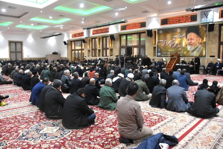 تصاویر/ مراسم یادبود آیت الله سید محمد شاهچراغی در روستای حسن آباد شهرستان دامغان