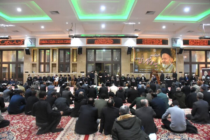 تصاویر/ مراسم یادبود آیت الله سید محمد شاهچراغی در روستای حسن آباد شهرستان دامغان