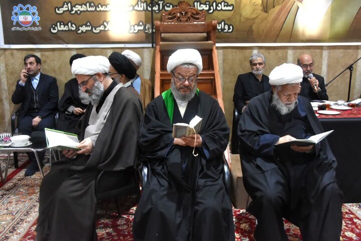 تصاویر/ مراسم یادبود آیت الله سید محمد شاهچراغی در روستای حسن آباد شهرستان دامغان