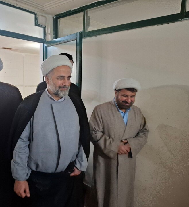 بازدید معاونین حوزه علمیه استان گیلان از مدرسه علمیه آیت الله بهجت(ره) فومن