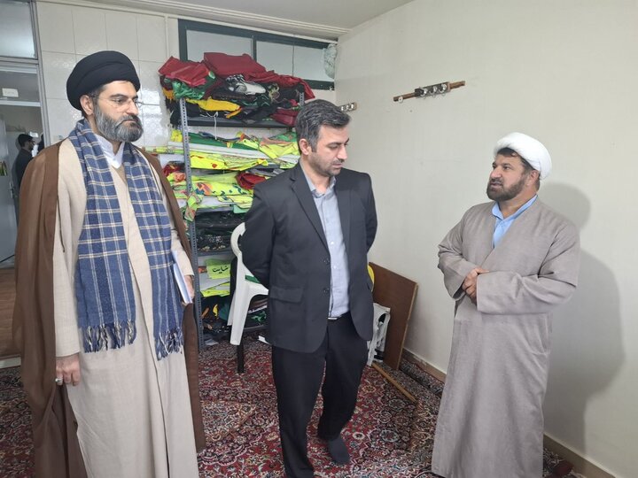 بازدید معاونین حوزه علمیه استان گیلان از مدرسه علمیه آیت الله بهجت(ره) فومن