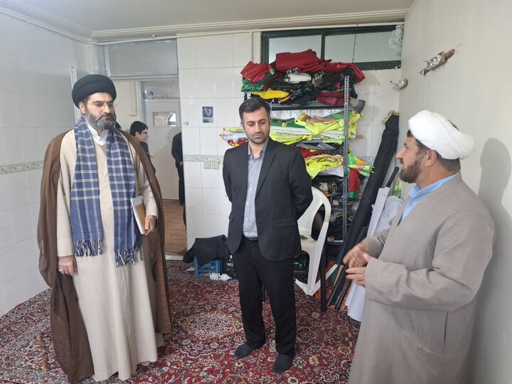 بازدید معاونین حوزه علمیه استان گیلان از مدرسه علمیه آیت الله بهجت(ره) فومن