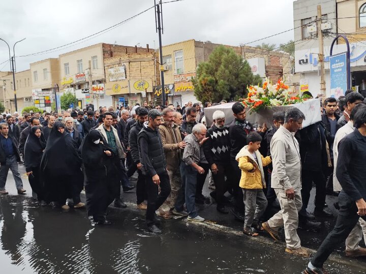 تصاویر/ تشییع شهدای حمله تروریستی فهرج