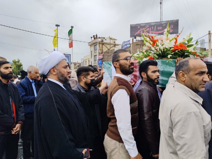 تصاویر/ تشییع شهدای حمله تروریستی فهرج