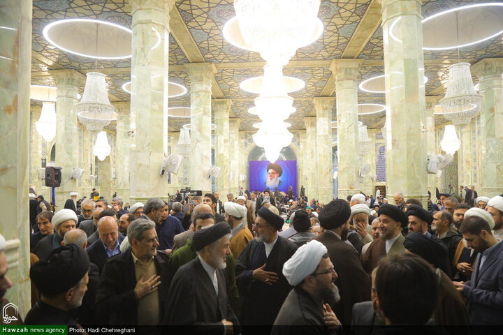 مراسم الذكرى السنوية لرحيل آية الله العظمى الكلبايكاني في قم