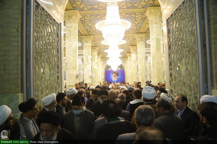 مراسم الذكرى السنوية لرحيل آية الله العظمى الكلبايكاني في قم