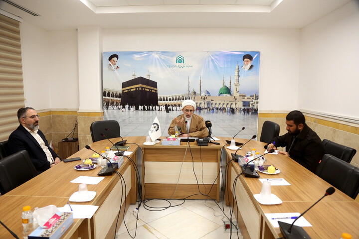 تصاویر/ نشست خبری رئیس پژوهشکده حج و زیارت