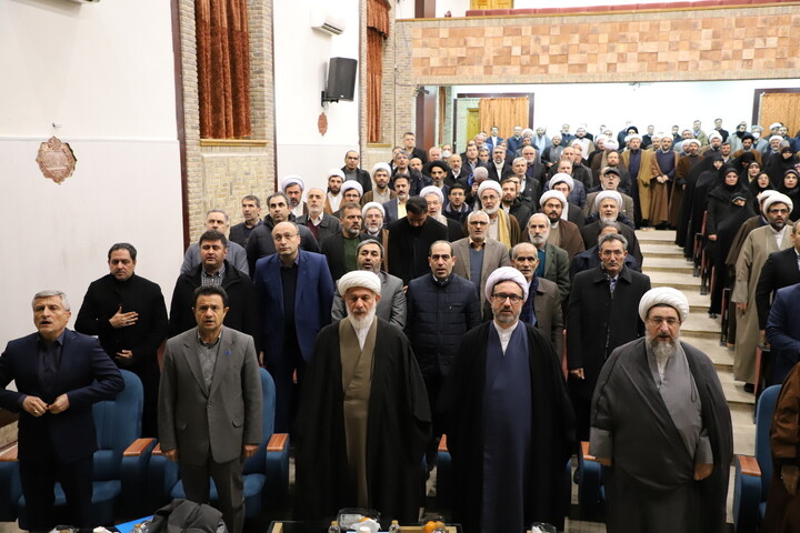 تصاویر/ مراسم گرامیداشت روز وحدت حوزه و دانشگاه در تبریز