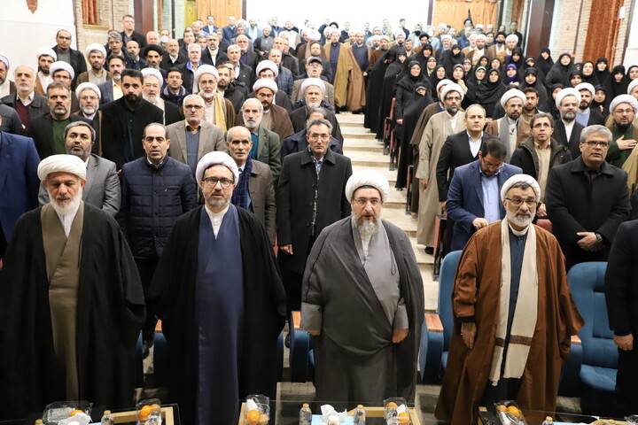 تصاویر/ مراسم گرامیداشت روز وحدت حوزه و دانشگاه در تبریز