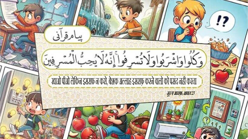 खाने में इसराफ़ की हदें