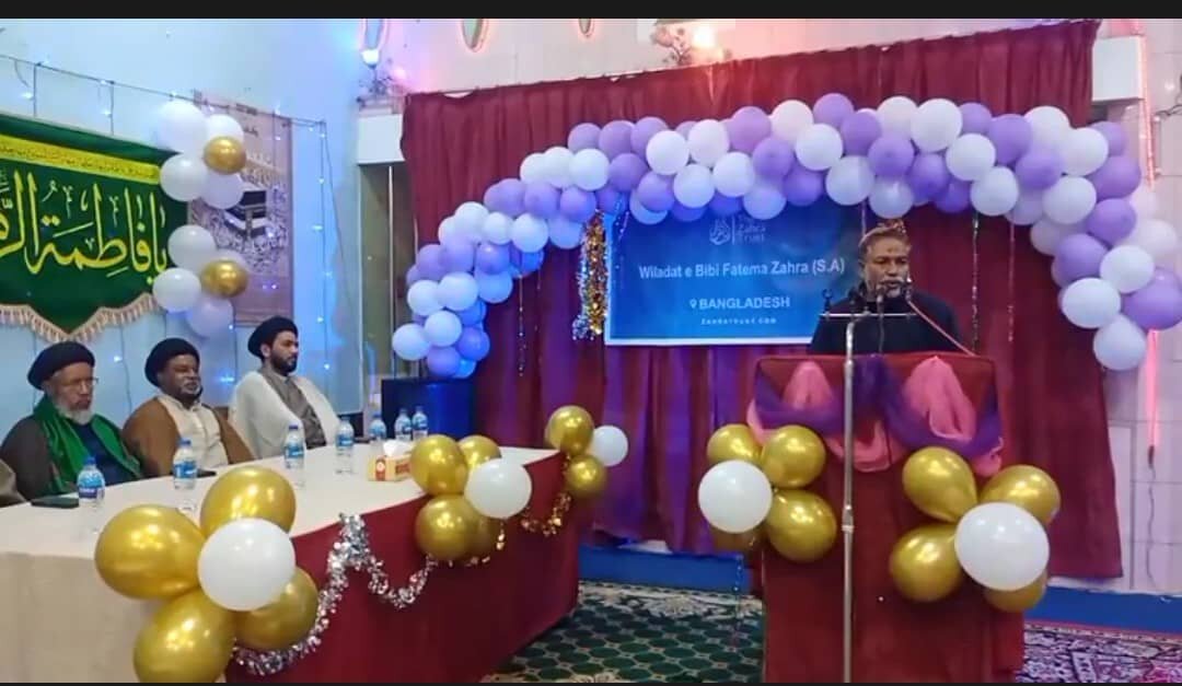 খালিশপুরে হযরত ফাতিমা (সা.আ.) ও ইমাম খোমেনীর জন্মদিন উপলক্ষে আনন্দ মাহফিল অনুষ্ঠিত