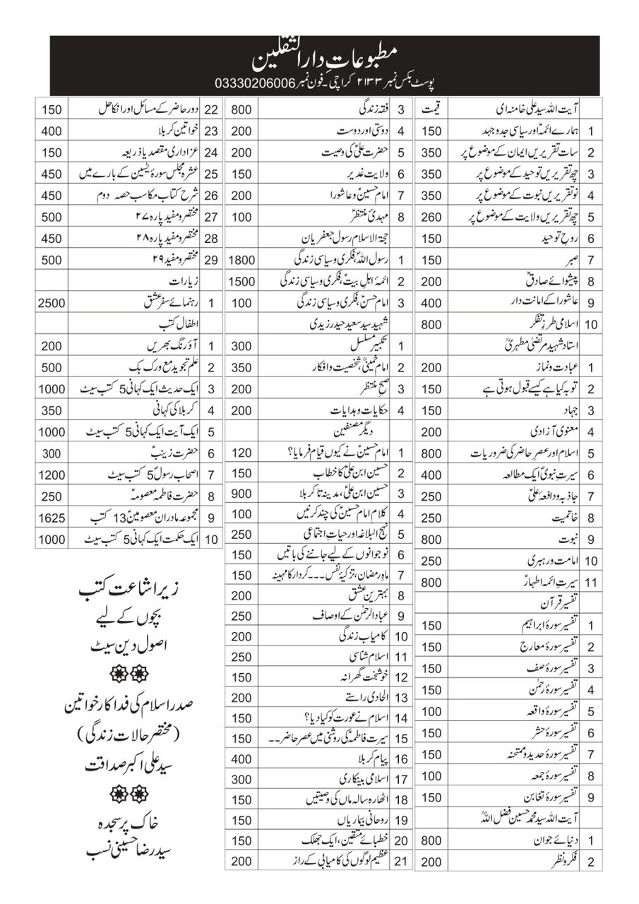 دار الثقلین کراچی پاکستان اور اس کے بانی شہید سید سعید حیدر زیدی کا تعارف